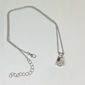 New❣️ 18” Silver Diamond Faux Necklace 9.0 mm